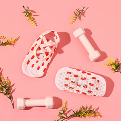 Candy Cane – Ankle Grip Socks