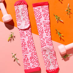 Desert Rose – Knee High Compression Grip Socks