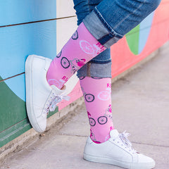 Ride & Shine – Knee High Compression Socks